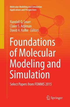 Couverture de l’ouvrage Foundations of Molecular Modeling and Simulation