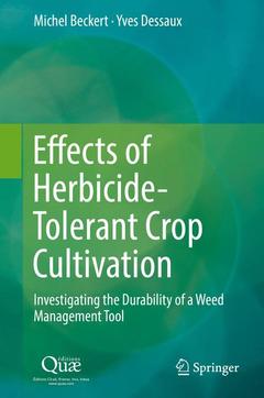 Couverture de l’ouvrage Effects of Herbicide-Tolerant Crop Cultivation