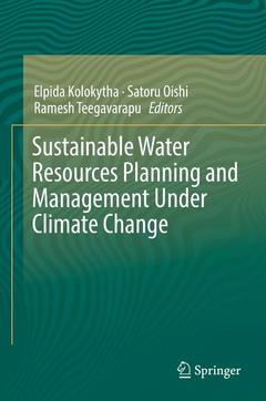 Couverture de l’ouvrage Sustainable Water Resources Planning and Management Under Climate Change