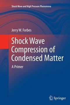 Couverture de l’ouvrage Shock Wave Compression of Condensed Matter