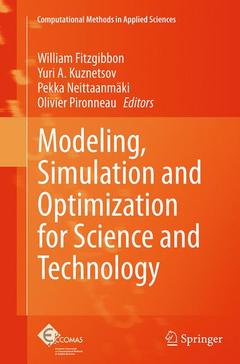 Couverture de l’ouvrage Modeling, Simulation and Optimization for Science and Technology