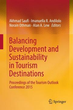 Couverture de l’ouvrage Balancing Development and Sustainability in Tourism Destinations