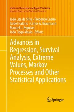 Couverture de l’ouvrage Advances in Regression, Survival Analysis, Extreme Values, Markov Processes and Other Statistical Applications