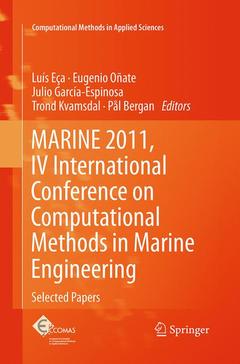 Couverture de l’ouvrage MARINE 2011, IV International Conference on Computational Methods in Marine Engineering