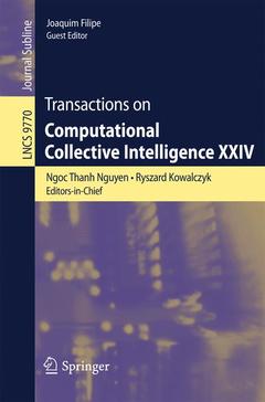 Cover of the book Transactions on Computational Collective Intelligence XXIV