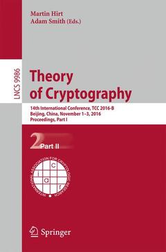 Cover of the book Theory of Cryptography