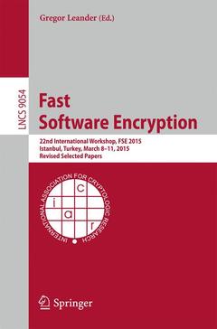 Couverture de l’ouvrage Fast Software Encryption