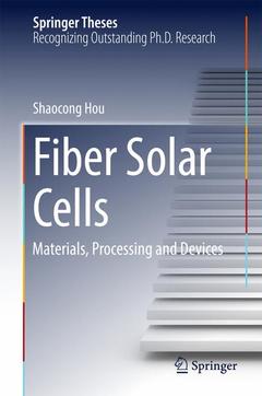 Couverture de l’ouvrage Fiber Solar Cells