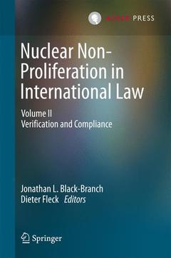Couverture de l’ouvrage Nuclear Non-Proliferation in International Law