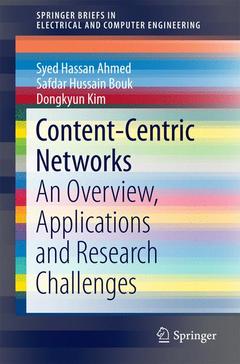 Couverture de l’ouvrage Content-Centric Networks