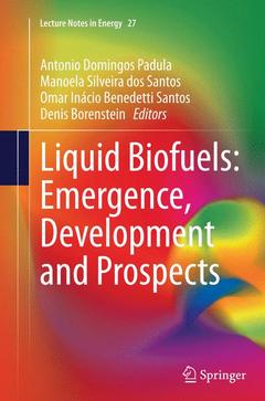 Couverture de l’ouvrage Liquid Biofuels: Emergence, Development and Prospects
