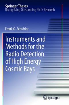 Couverture de l’ouvrage Instruments and Methods for the Radio Detection of High Energy Cosmic Rays