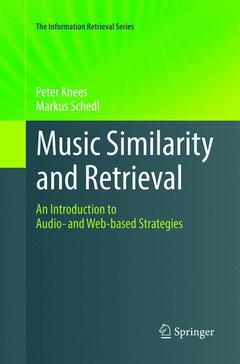 Couverture de l’ouvrage Music Similarity and Retrieval