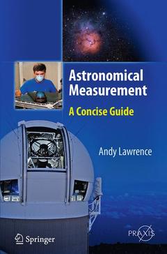 Couverture de l’ouvrage Astronomical Measurement