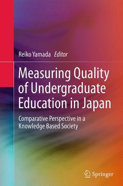 Couverture de l’ouvrage Measuring Quality of Undergraduate Education in Japan