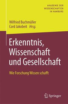 Couverture de l’ouvrage Erkenntnis, Wissenschaft und Gesellschaft