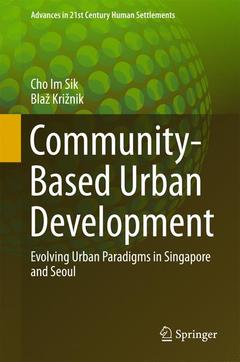 Couverture de l’ouvrage Community-Based Urban Development