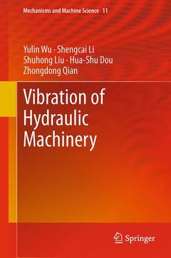 Couverture de l’ouvrage Vibration of Hydraulic Machinery