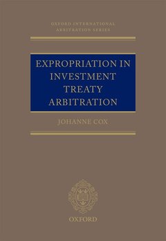 Couverture de l’ouvrage Expropriation in Investment Treaty Arbitration