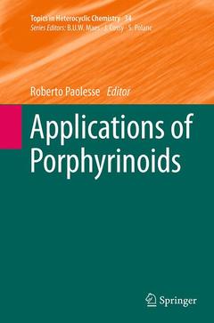Couverture de l’ouvrage Applications of Porphyrinoids