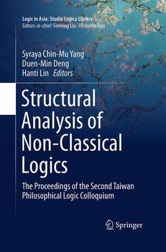 Cover of the book Structural Analysis of Non-Classical Logics