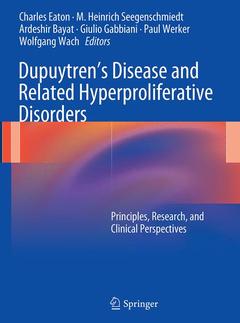 Couverture de l’ouvrage Dupuytren’s Disease and Related Hyperproliferative Disorders
