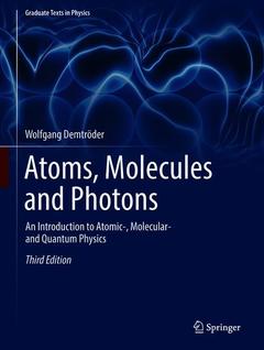 Couverture de l’ouvrage Atoms, Molecules and Photons