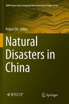 Cover of the book Natural Disasters in China