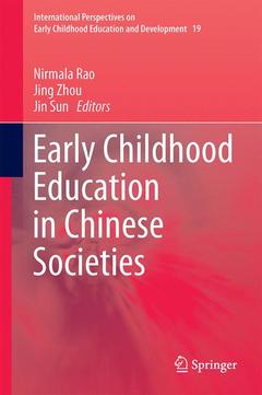 Cover of the book Early Childhood Education in Chinese Societies