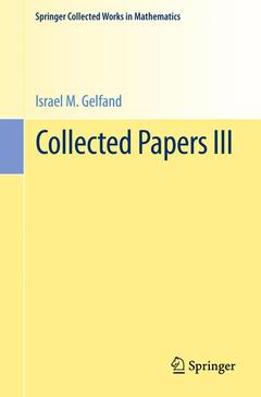Couverture de l’ouvrage Collected Papers III