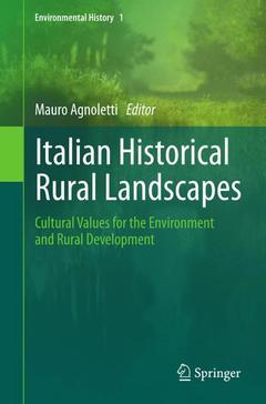 Cover of the book Italian Historical Rural Landscapes