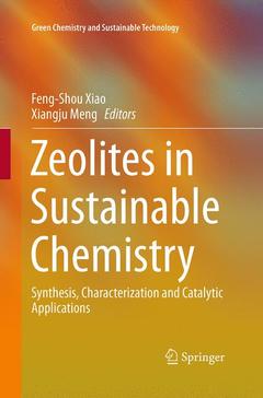 Cover of the book Zeolites in Sustainable Chemistry
