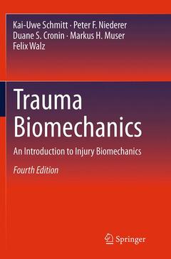 Couverture de l’ouvrage Trauma Biomechanics