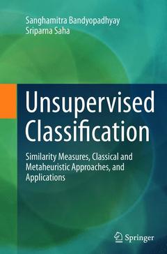 Couverture de l’ouvrage Unsupervised Classification