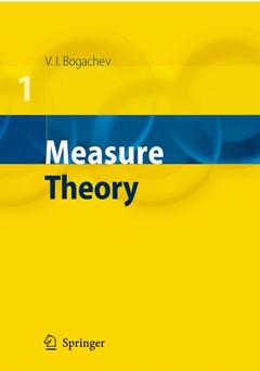Couverture de l’ouvrage Measure Theory