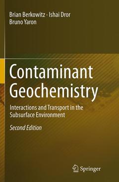 Cover of the book Contaminant Geochemistry