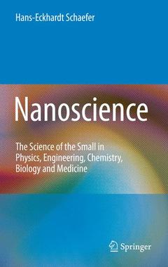 Couverture de l’ouvrage Nanoscience