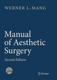 Couverture de l’ouvrage Manual of aesthetic surgery with DVD