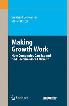 Couverture de l’ouvrage Making Growth Work