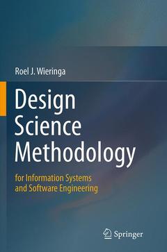 Couverture de l’ouvrage Design Science Methodology for Information Systems and Software Engineering