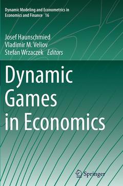Couverture de l’ouvrage Dynamic Games in Economics