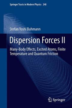 Couverture de l’ouvrage Dispersion Forces II