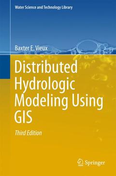 Couverture de l’ouvrage Distributed Hydrologic Modeling Using GIS