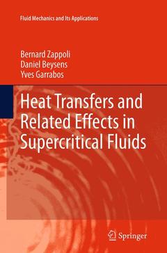 Couverture de l’ouvrage Heat Transfers and Related Effects in Supercritical Fluids