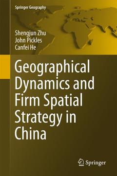 Couverture de l’ouvrage Geographical Dynamics and Firm Spatial Strategy in China