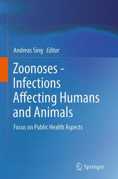 Couverture de l’ouvrage Zoonoses - Infections Affecting Humans and Animals