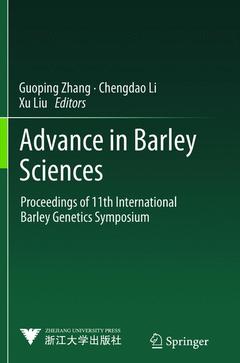 Couverture de l’ouvrage Advance in Barley Sciences