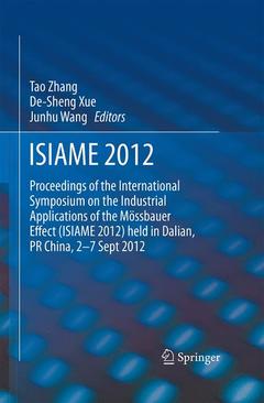 Couverture de l’ouvrage ISIAME 2012