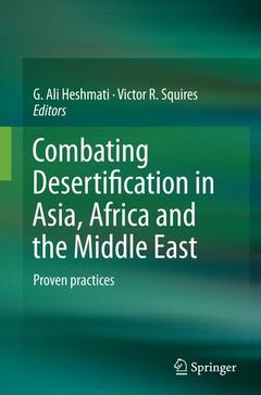 Couverture de l’ouvrage Combating Desertification in Asia, Africa and the Middle East