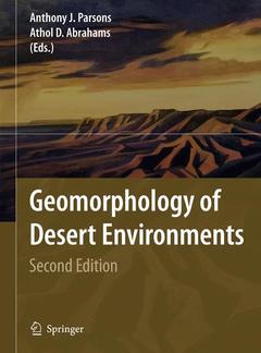 Couverture de l’ouvrage Geomorphology of Desert Environments